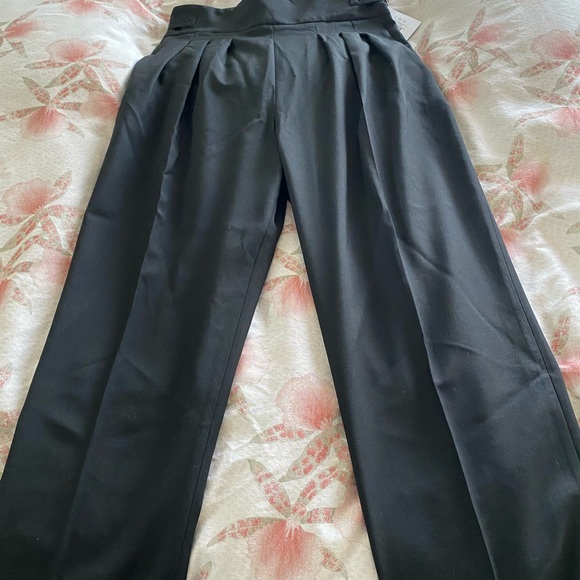 IRO Virgin wool trousers in Black SZ 40( 30”waist) NWT/ retail $395 - Picture 6 of 10